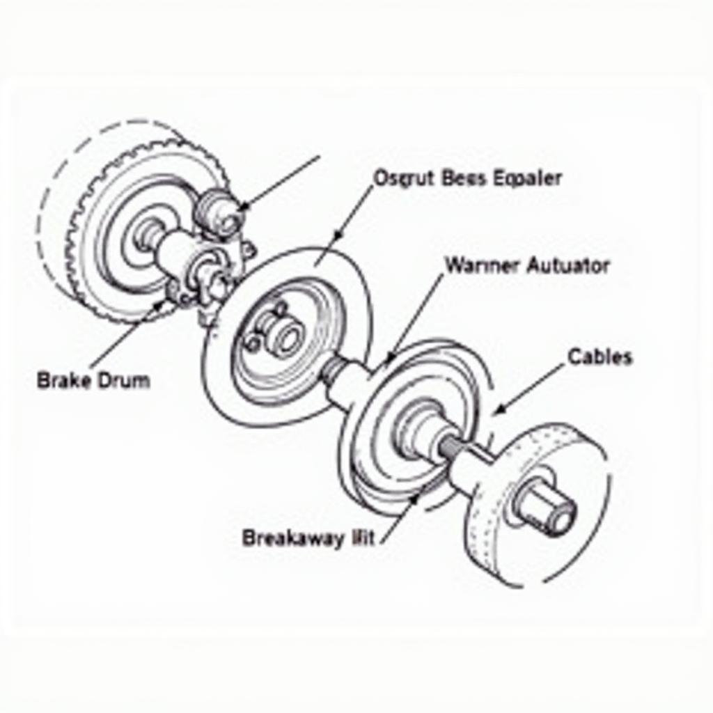 Warner Tension Brake System Components