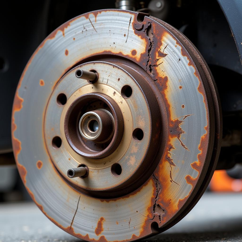 Warped Brake Rotor on Infiniti FX35