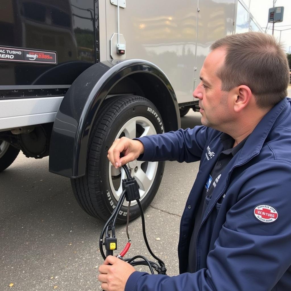 Inspecting Wiring Harness on 2017 Silverado