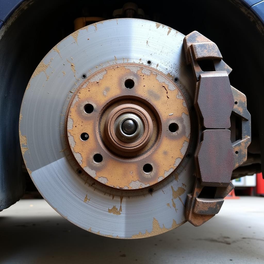 worn brake pads on a 2003 Passat