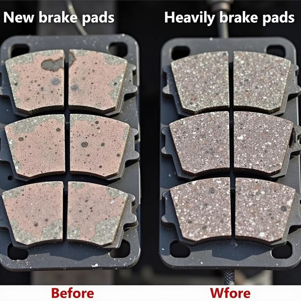 Worn Brake Pads on a 2005 Sprinter Van 