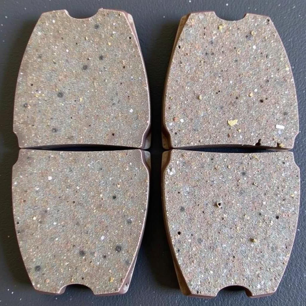 Worn Brake Pads on a 2005 Toyota Sequoia