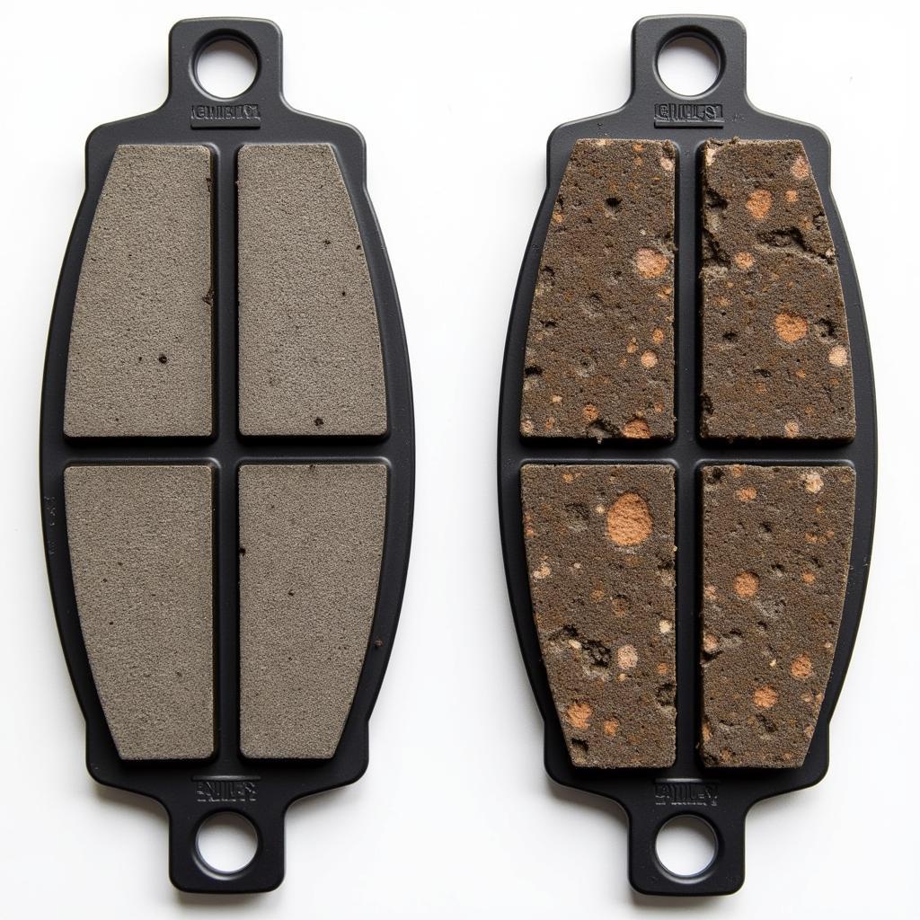 Worn Brake Pads on a 2006 Nissan Sentra