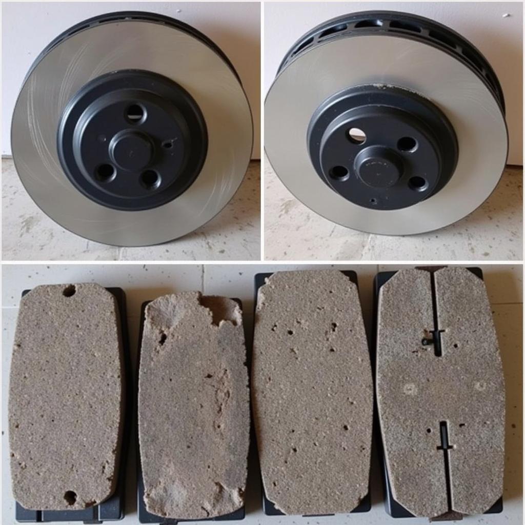 Worn Brake Pads on a 2007 Xterra