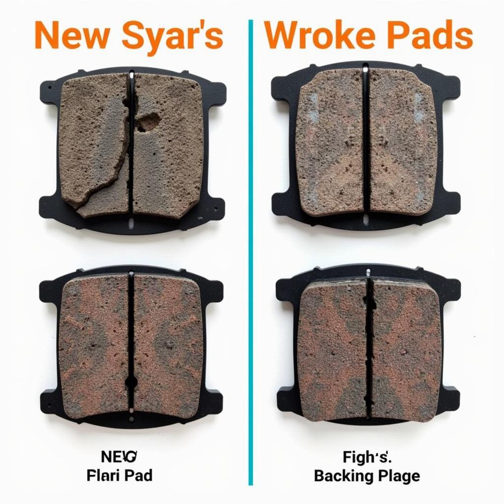 Worn Brake Pads