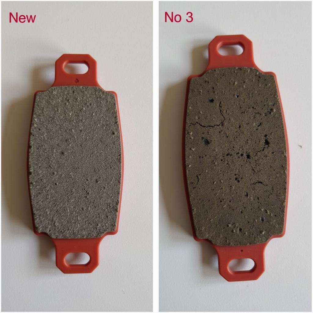 Worn Brake Pads on a 2004 Prius