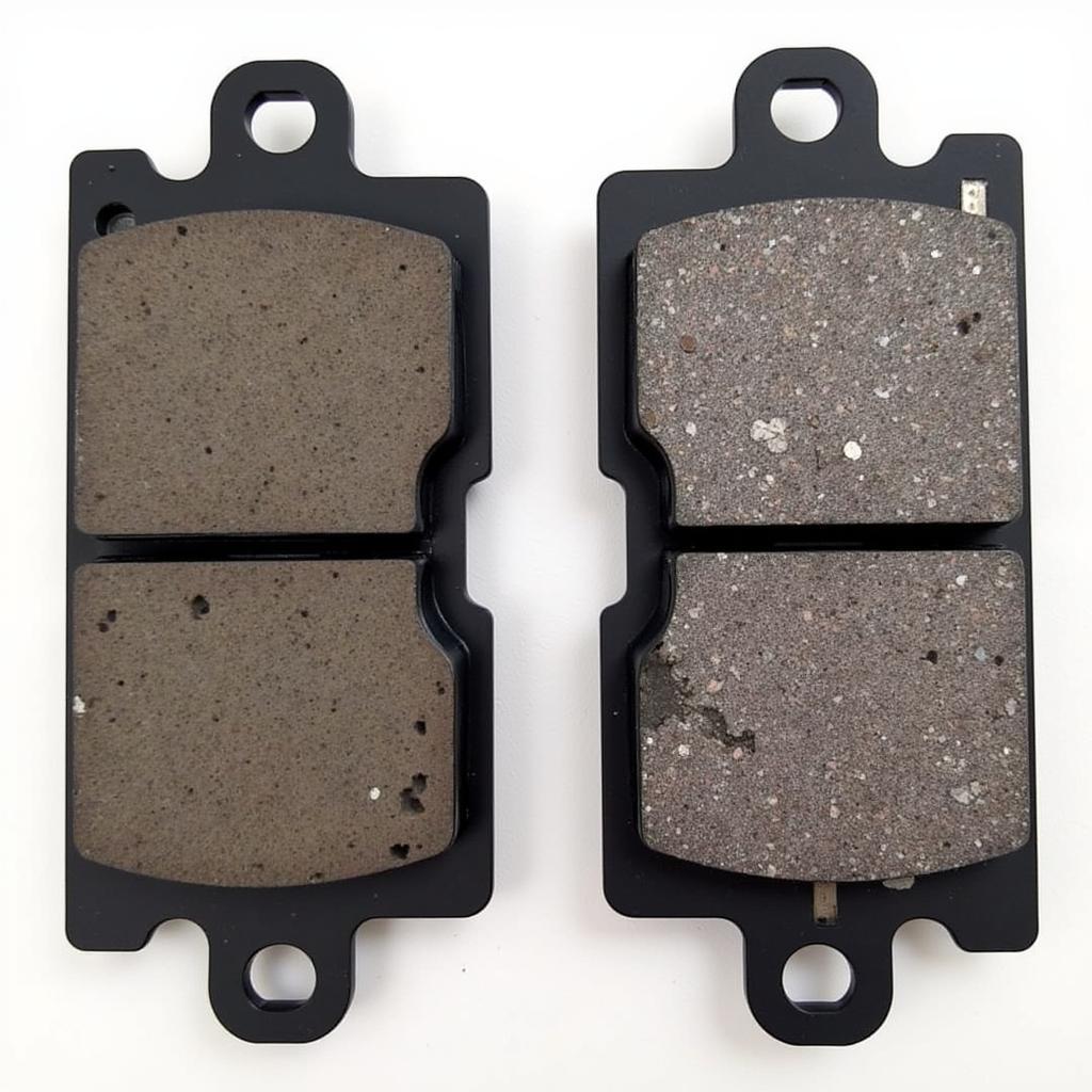 Worn Brake Pads