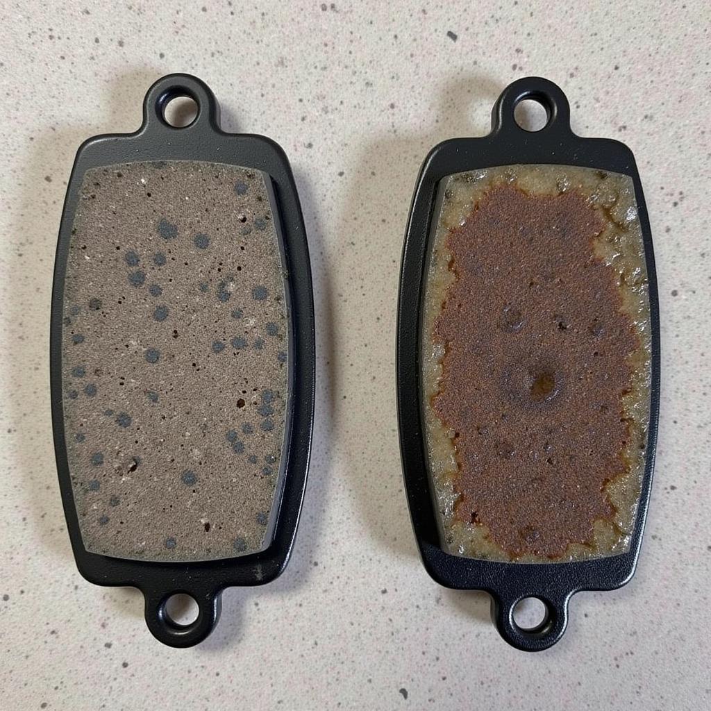 Worn Out Brake Pads