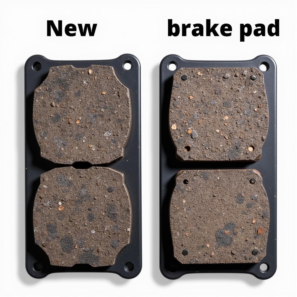 Worn Brake Pads Comparison