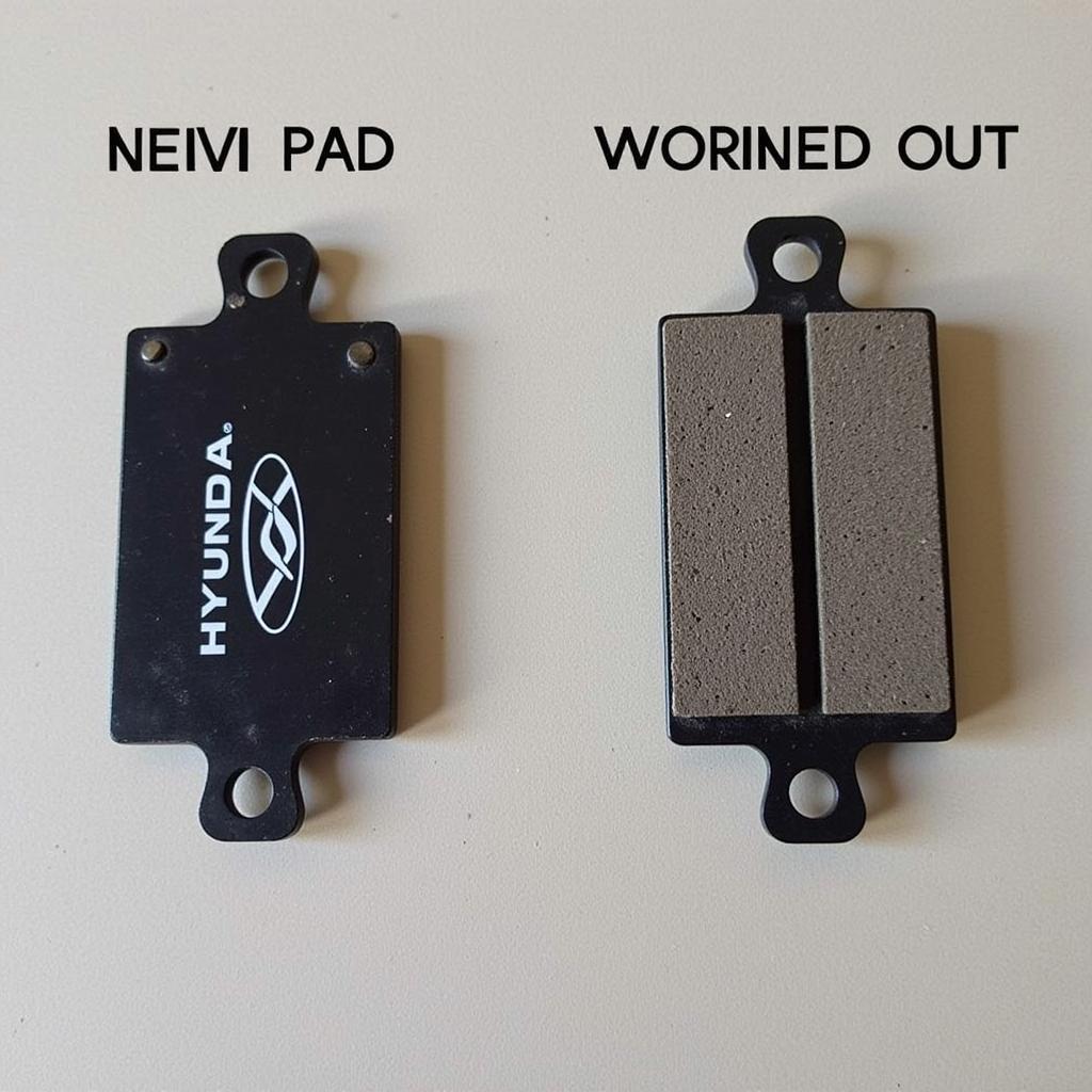 Worn Brake Pads