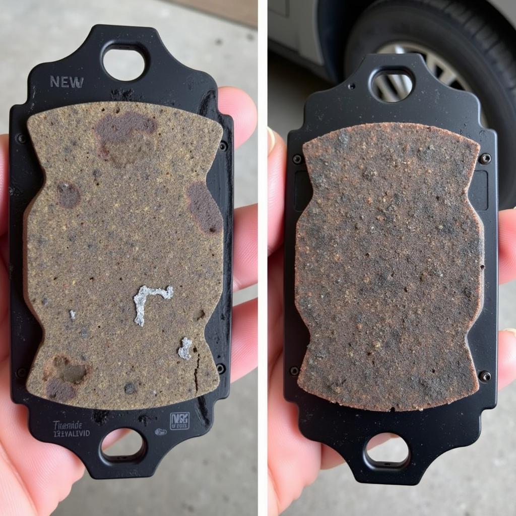 Worn Brake Pads on Ford Escape Hybrid