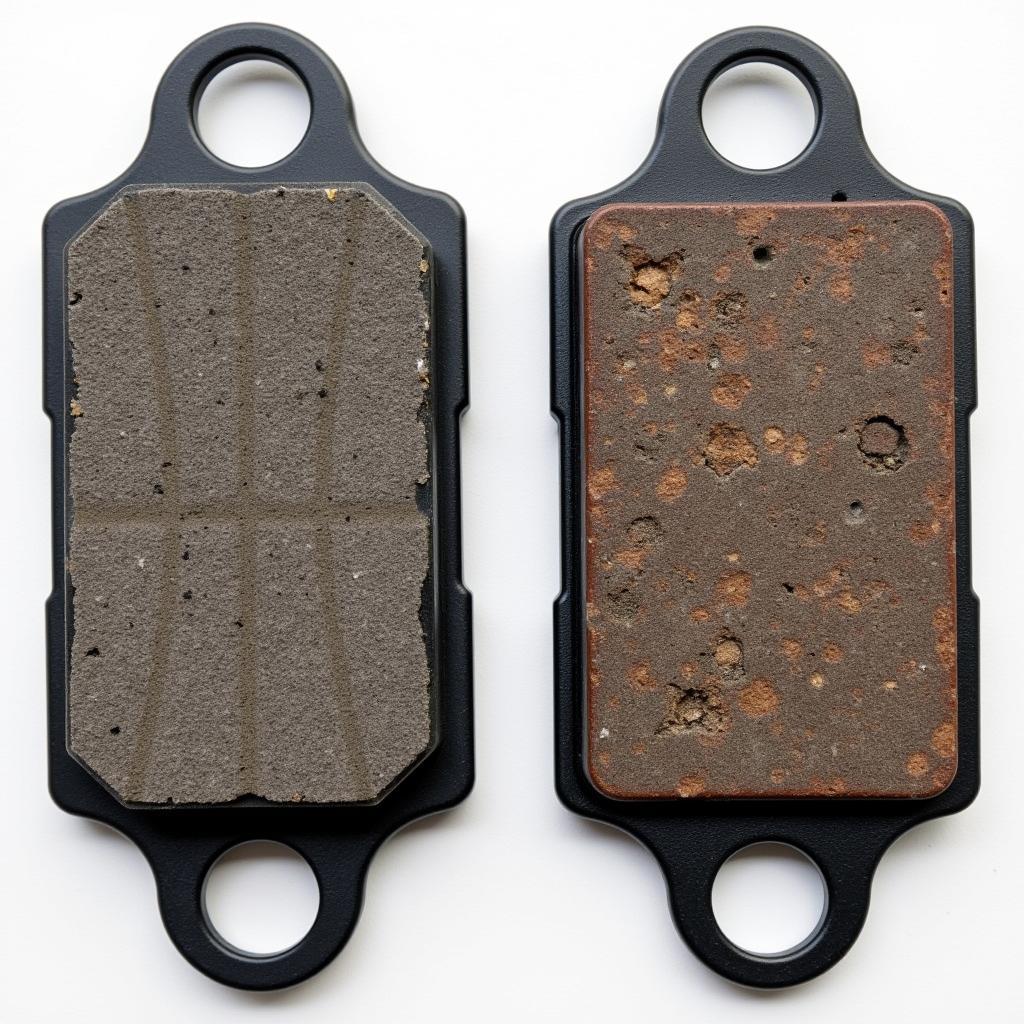 Worn Brake Pads