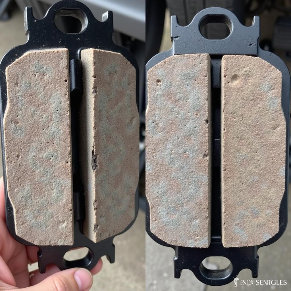 Worn Brake Pads Dodge Avenger