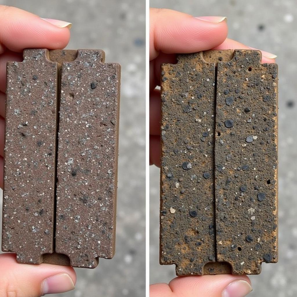 Worn Brake Pads