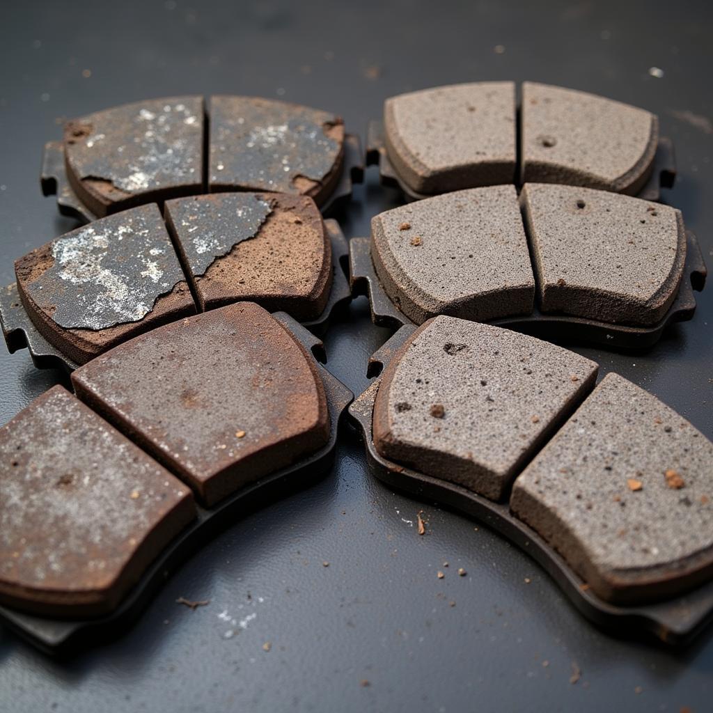 Worn Brake Pads