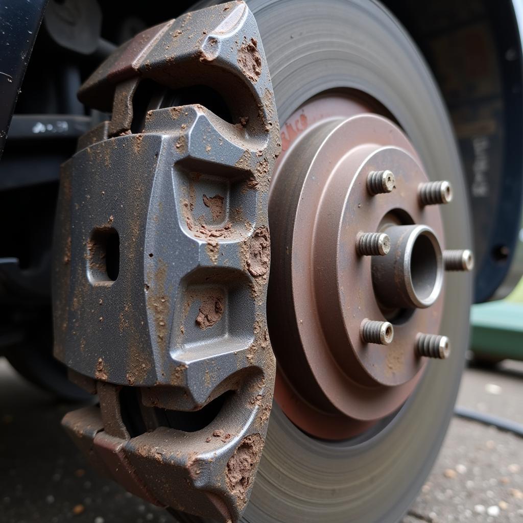 Worn Brake Pads Audi A6