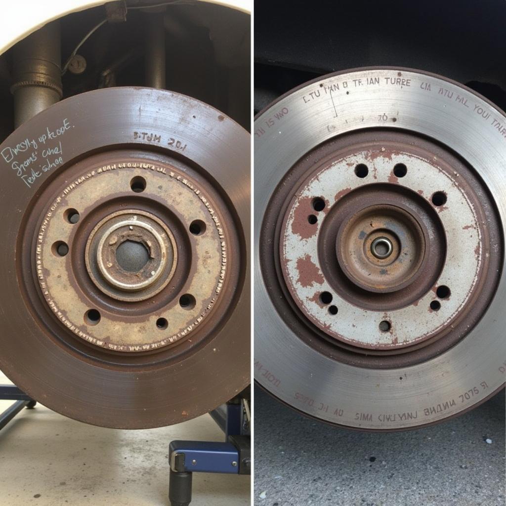 Worn Brake Pads BMW 330Ci