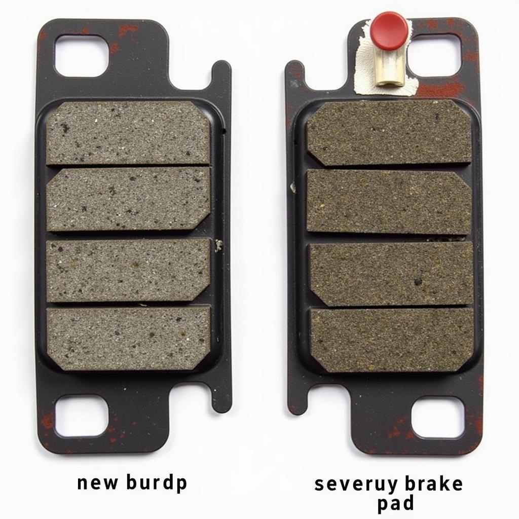 Comparison of New and Worn Brake Pads