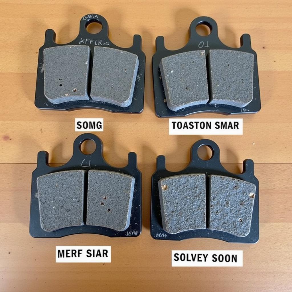 Toyota Solara Worn Brake Pads