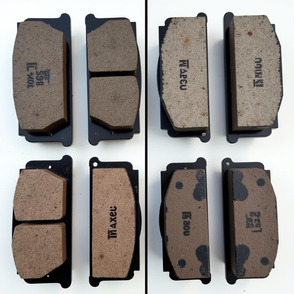 Worn Brake Pads on a Ford Van