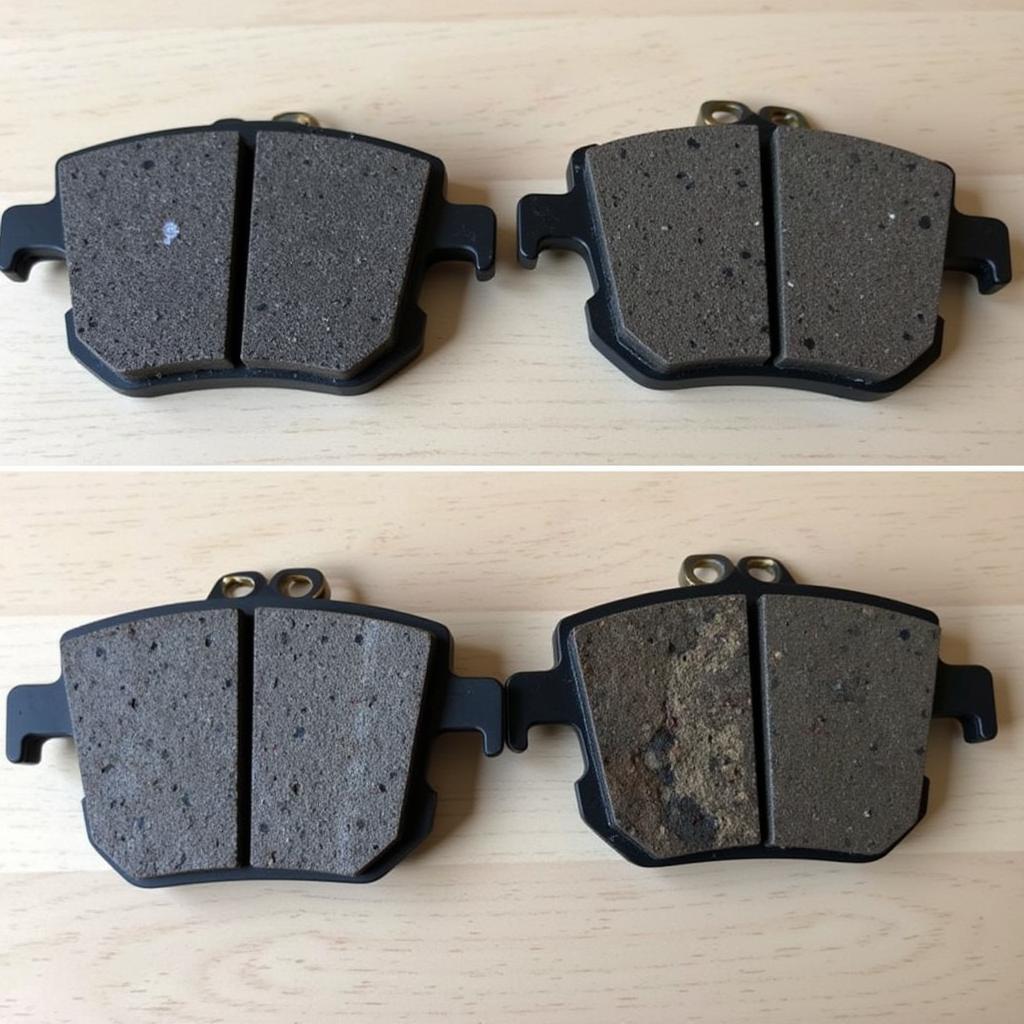 Worn Brake Pads on a Hyundai ix35