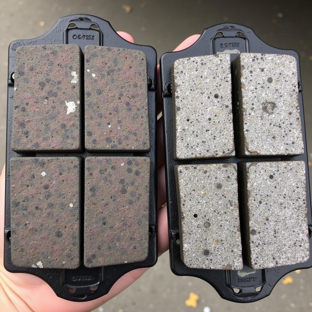 Worn Brake Pads on an Infiniti QX56