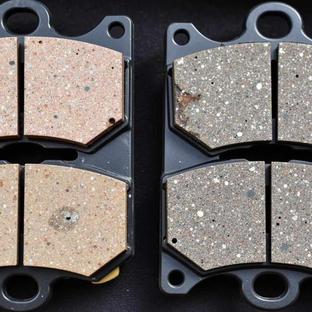 Worn Brake Pads