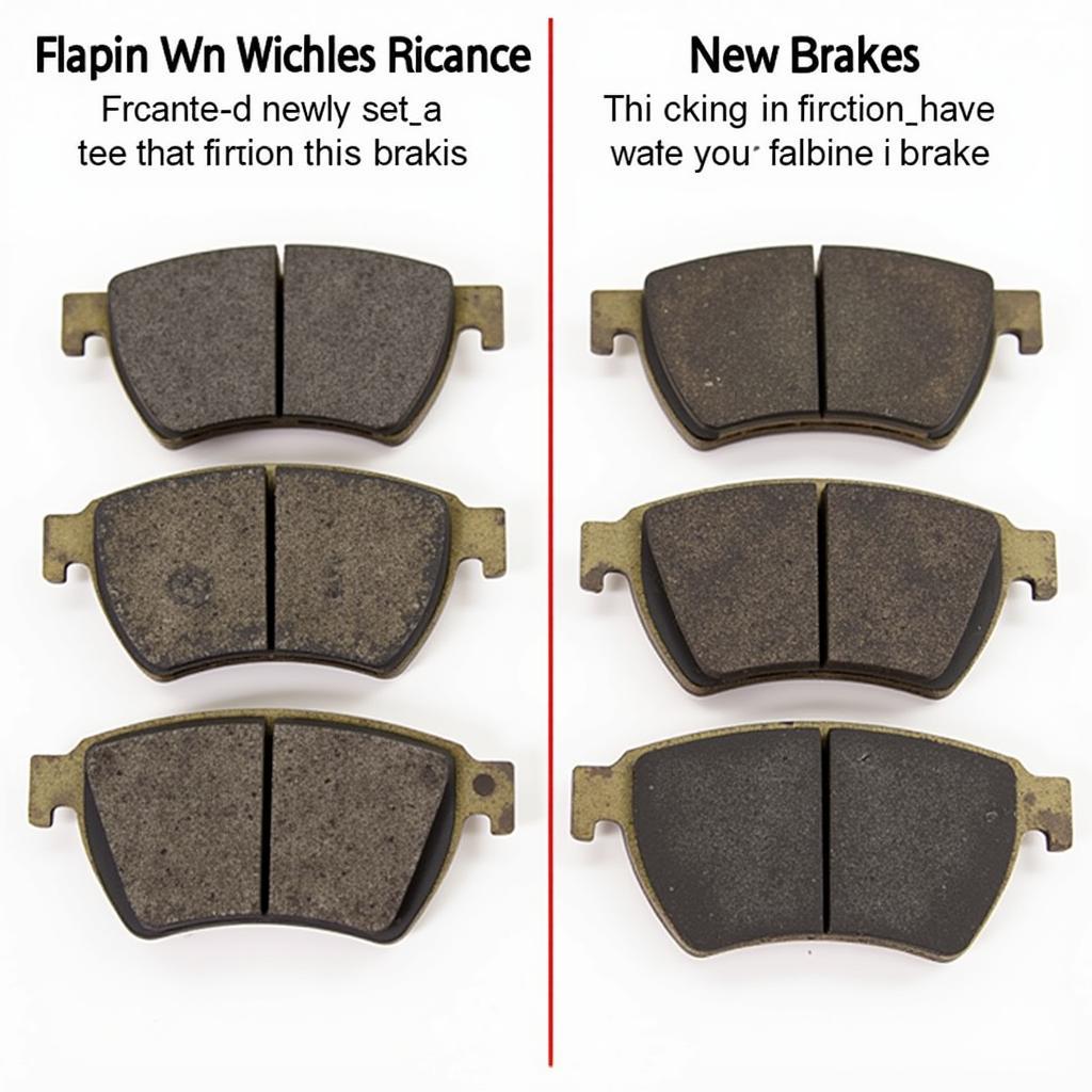 Worn Brake Pads Comparison