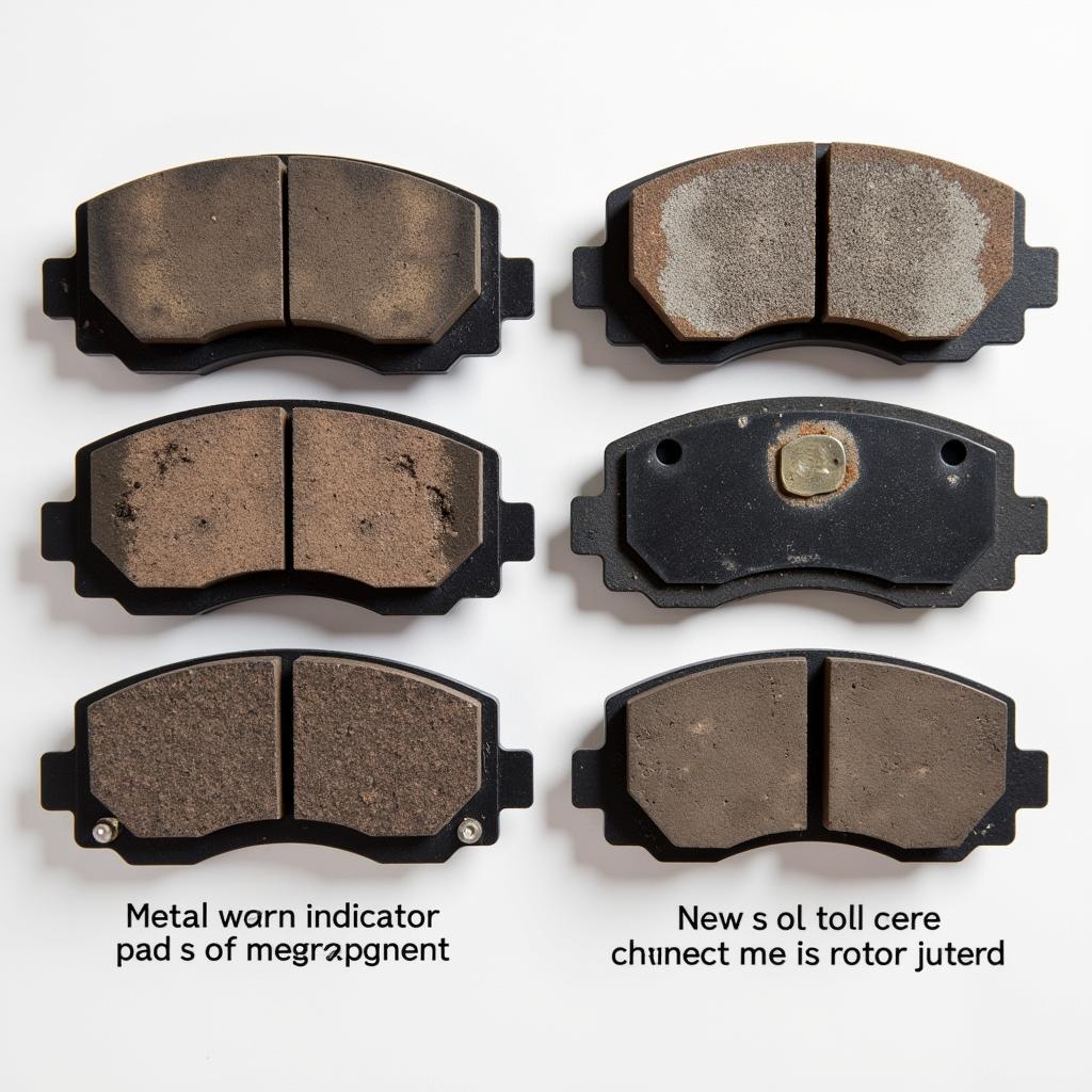 Worn Brake Pads