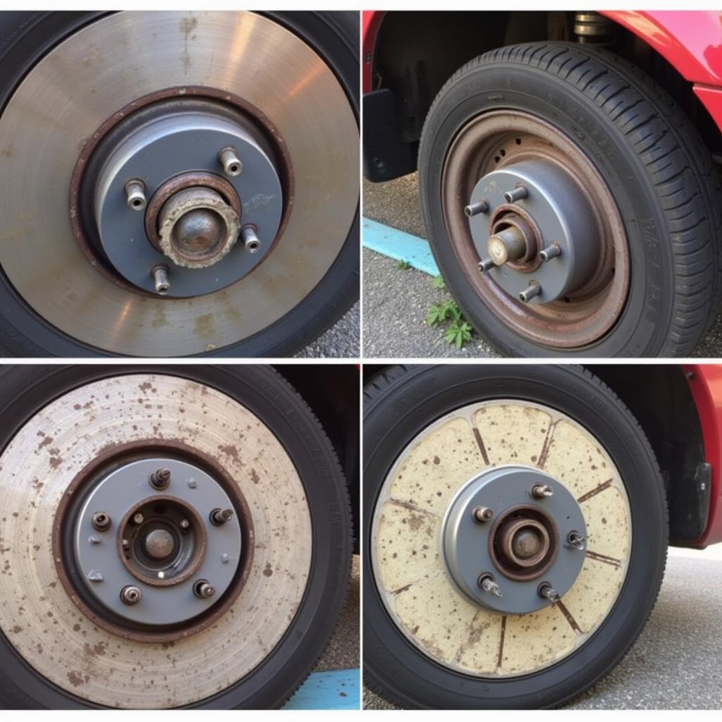 Worn Brake Pads on a 2001 Chevy Cavalier