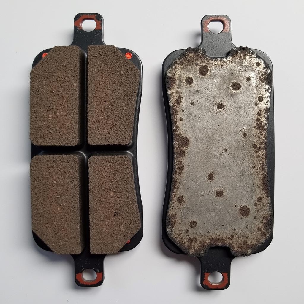 Worn Brake Pads on Range Rover Sport