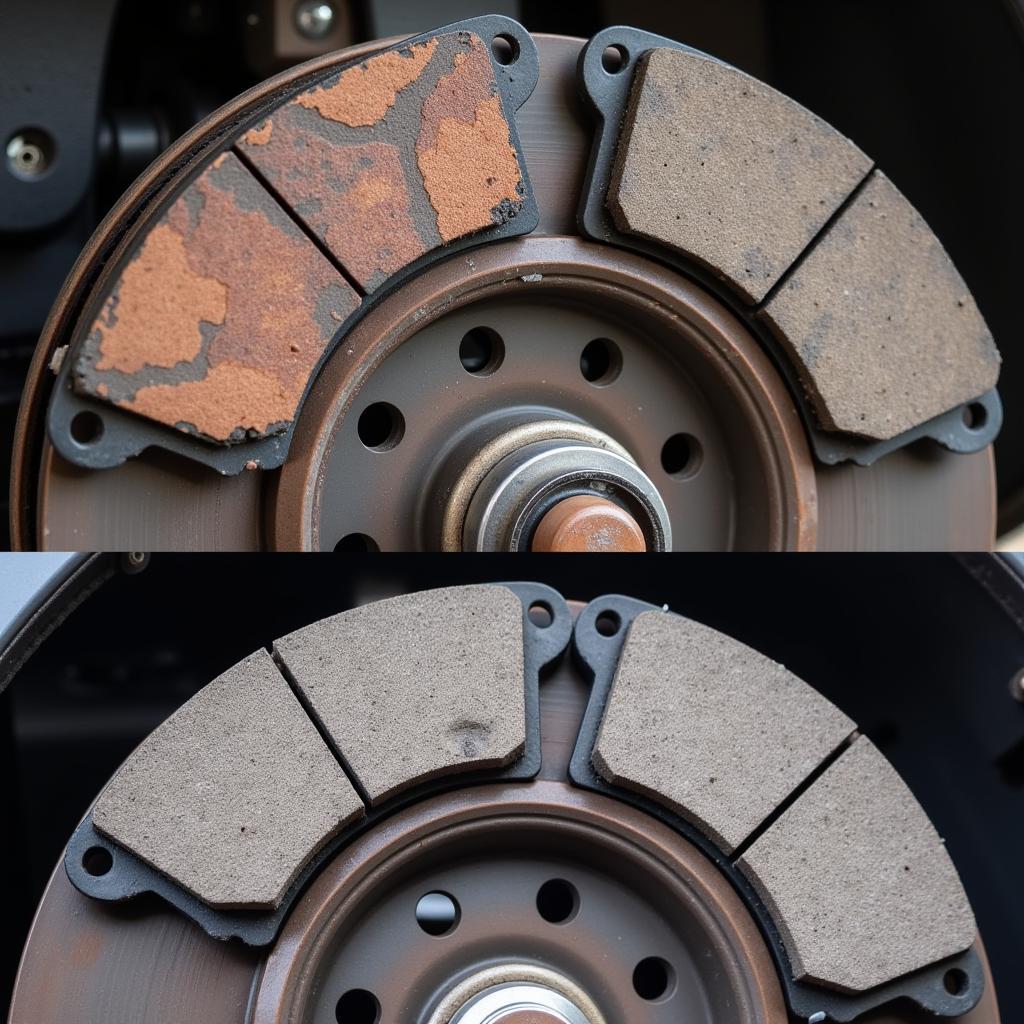 Worn Brake Pads on Pontiac G6