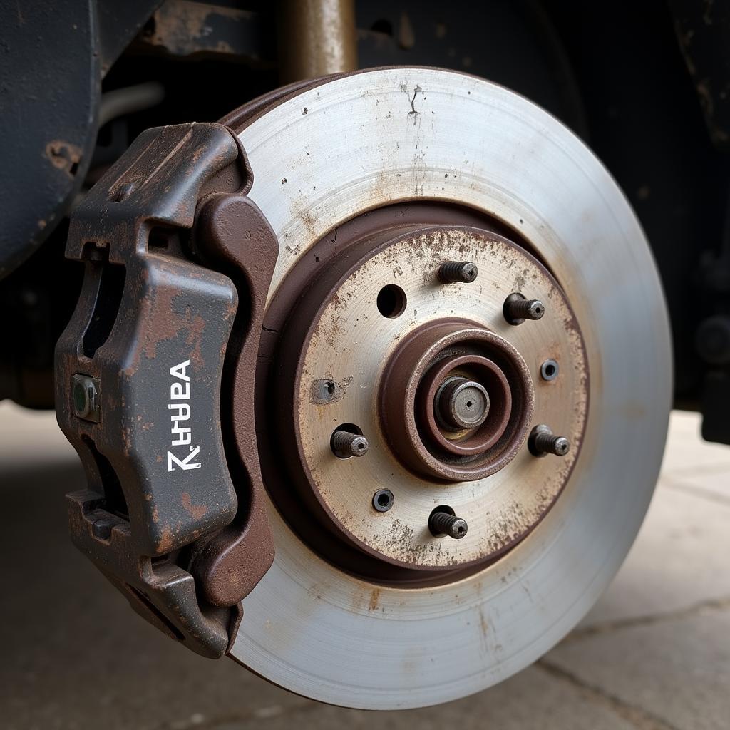 Worn Brake Pads on 2007 Lexus RX 350