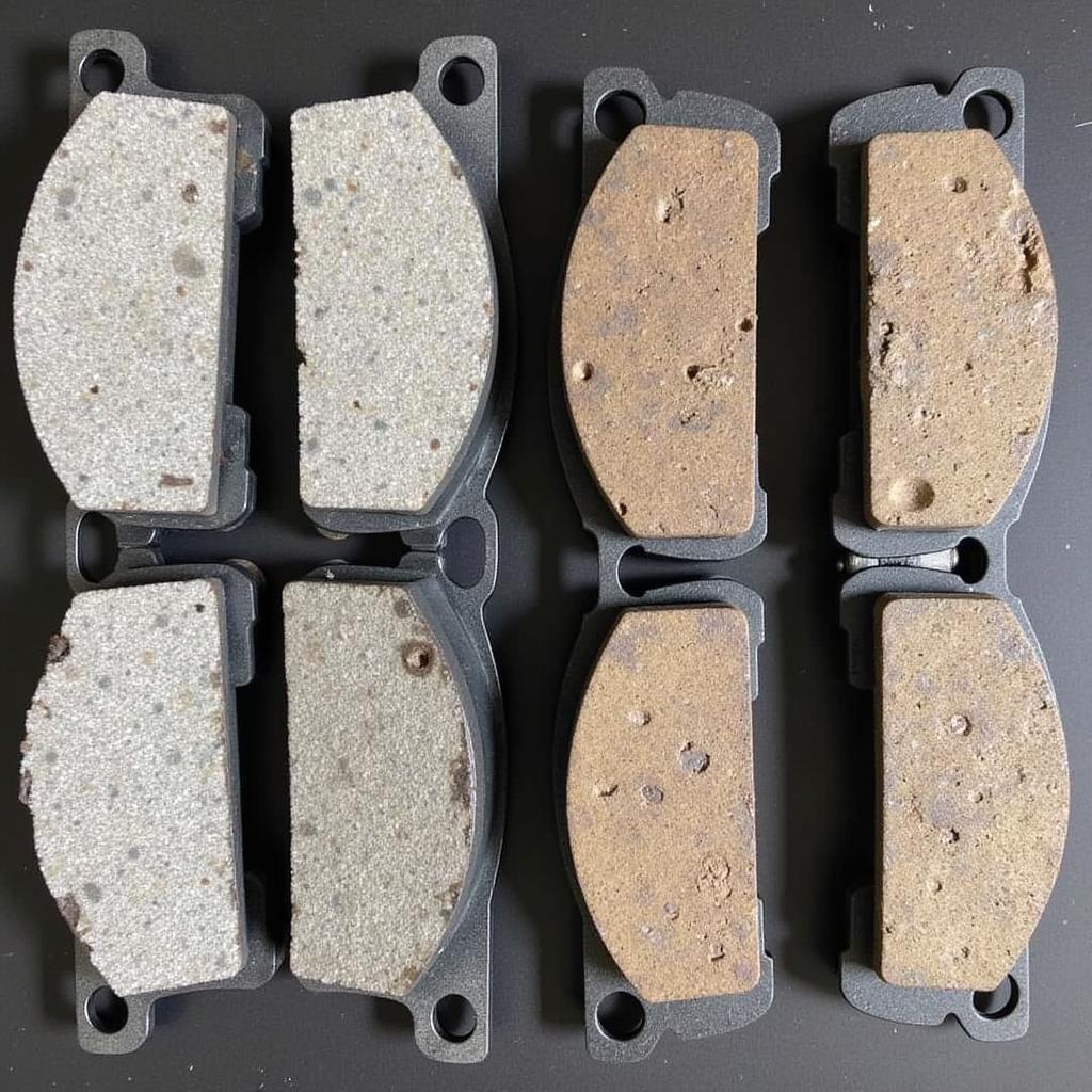 Worn Brake Pads on Saab 9-5