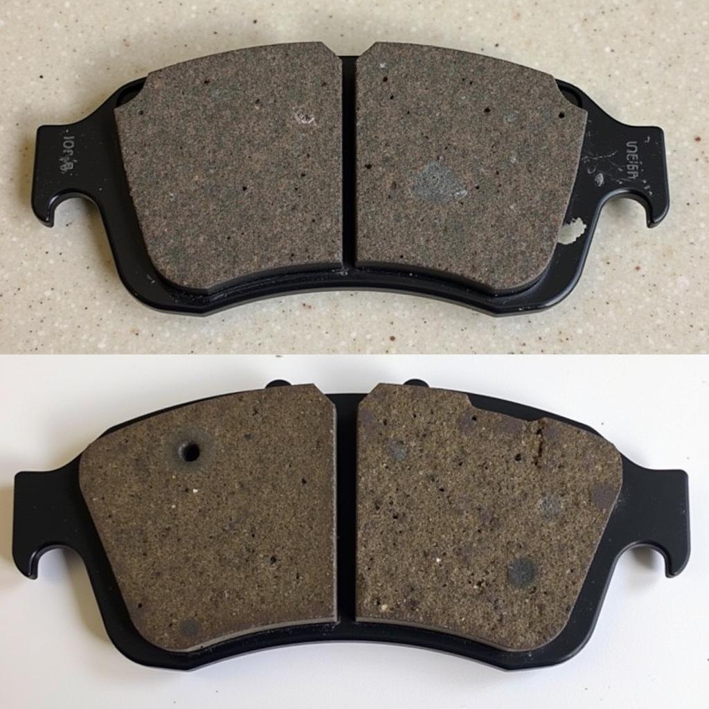 Worn Brake Pads on a 2009 Toyota Venza