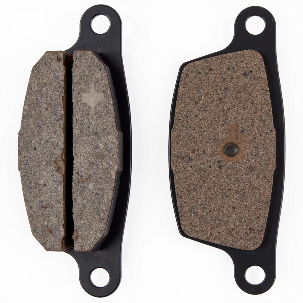 Worn Brake Pads vs. New Brake Pads