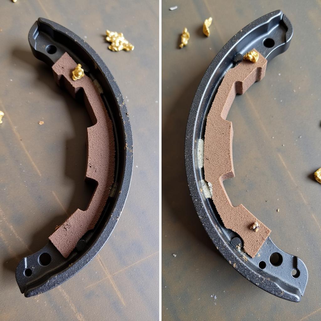 Worn Out Warner Brake Shoe