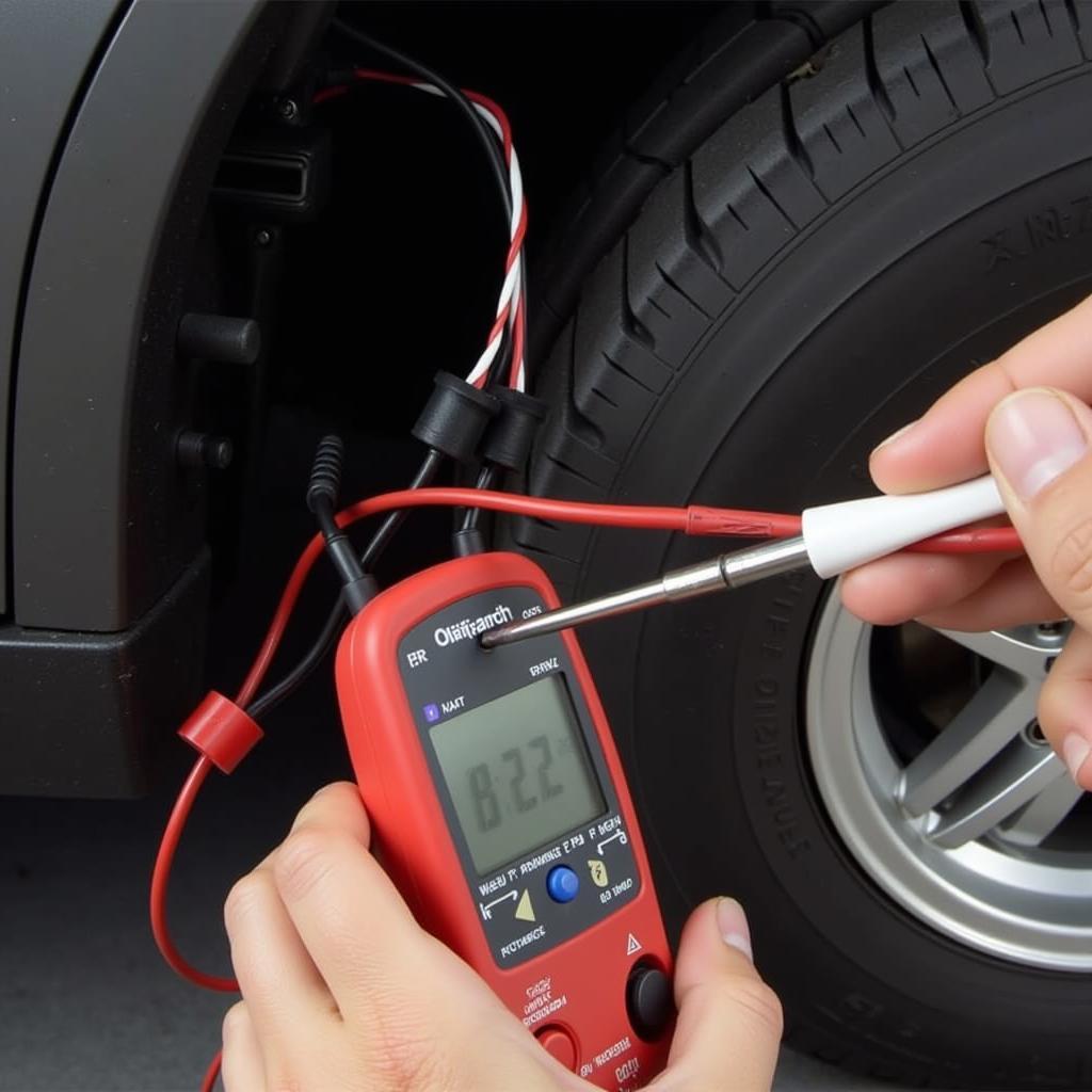 Inspecting the BMW X5 Brake Light Wiring for Damage