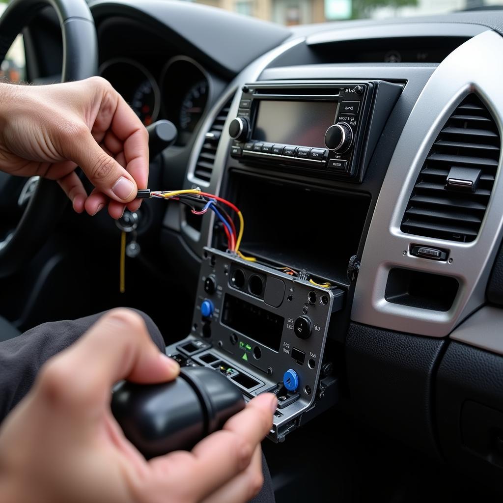 Installing a 1 Din Bluetooth Car Radio