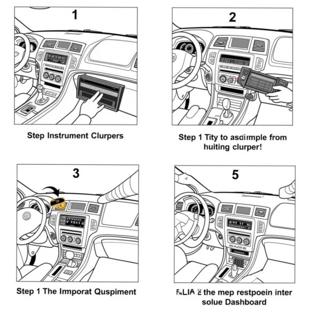 Removing the Instrument Cluster of a 1987 Mercedes 300SDL