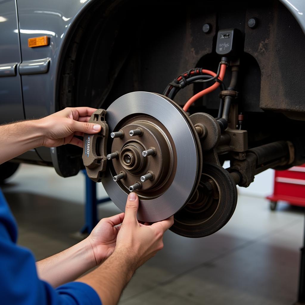 Inspecting the Brake System of a 1993 Toyota Camry