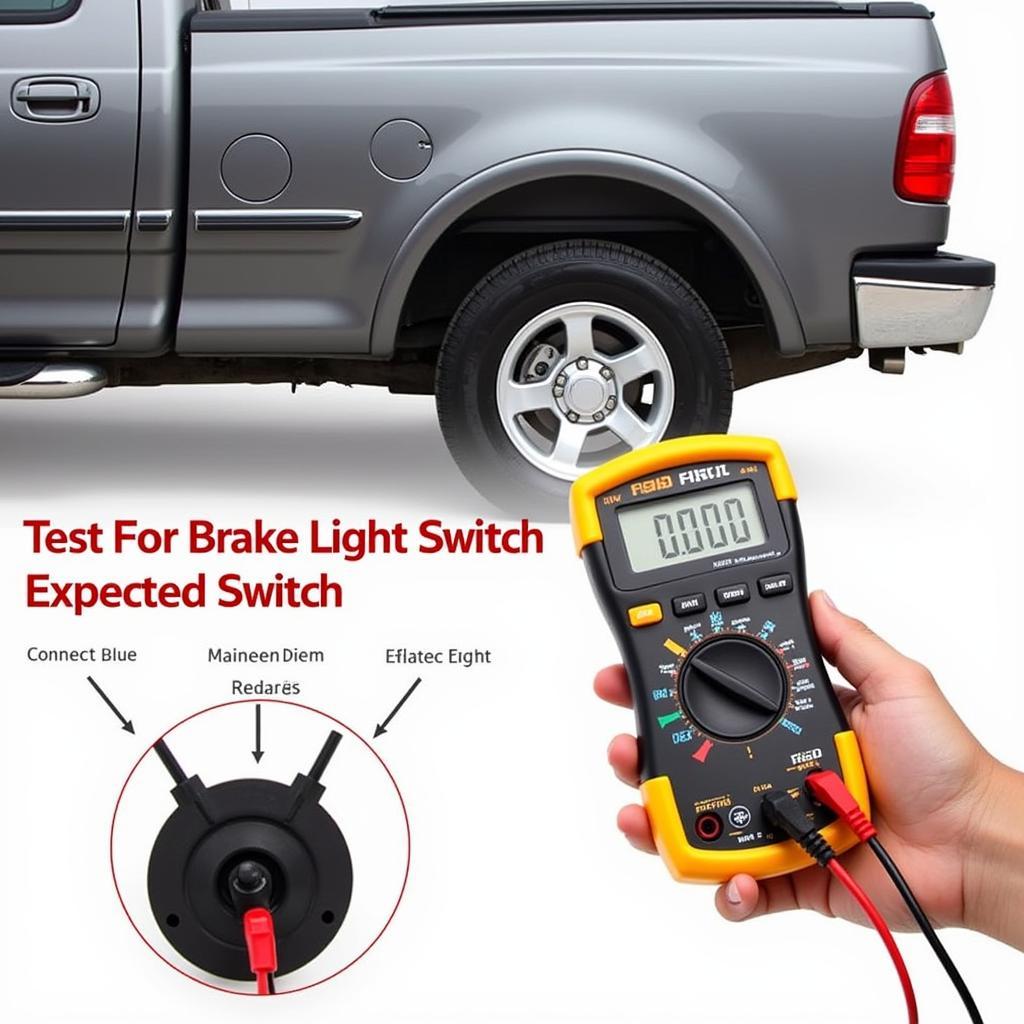 Testing the Brake Light Switch with a Multimeter