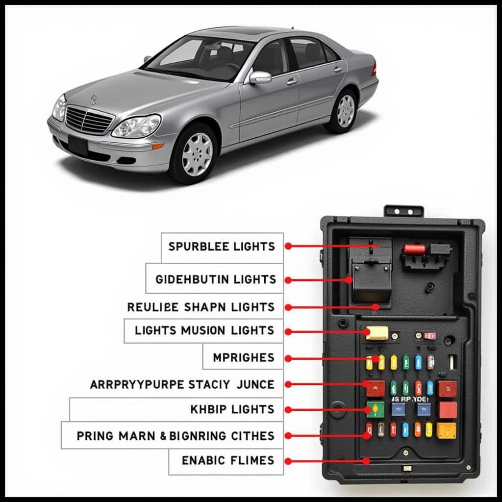 2001 Mercedes S-Class 430 Fuse Box Diagram