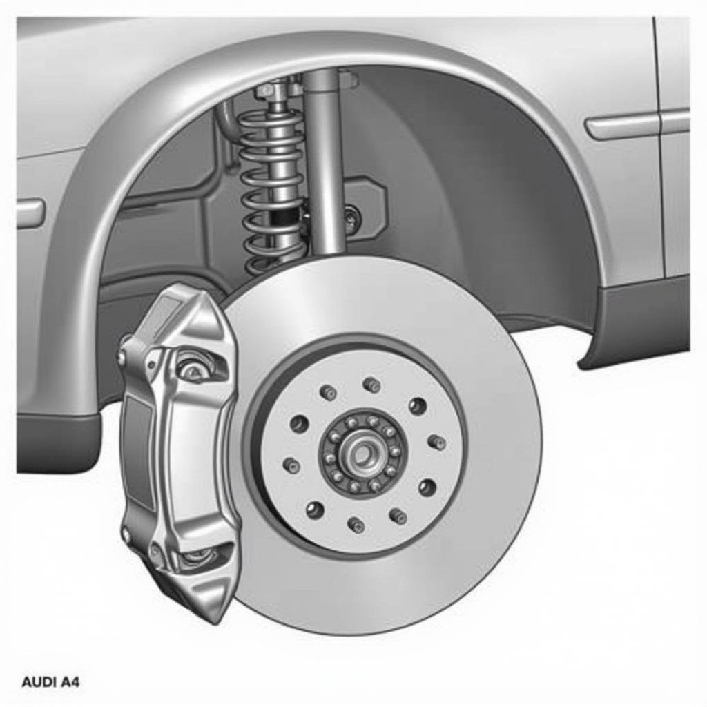 ABS Sensor Location on a 2002 Audi A4