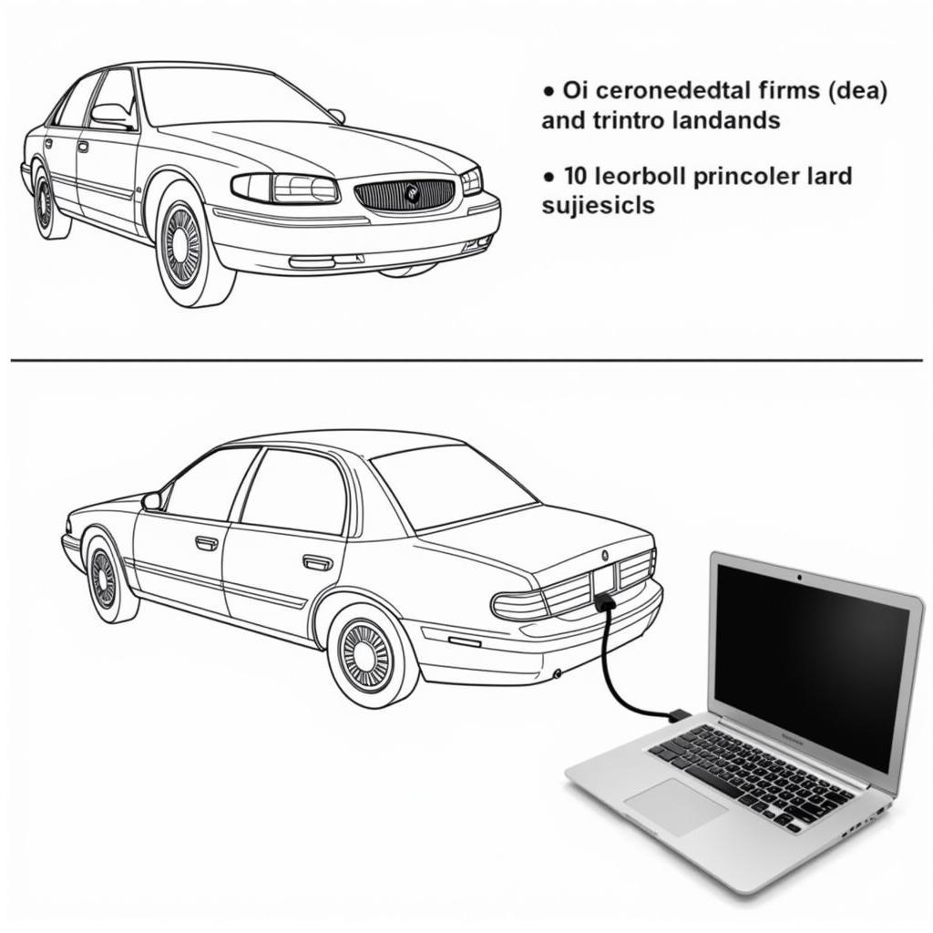 Remote diagnostics being performed on a 2003 Buick Century