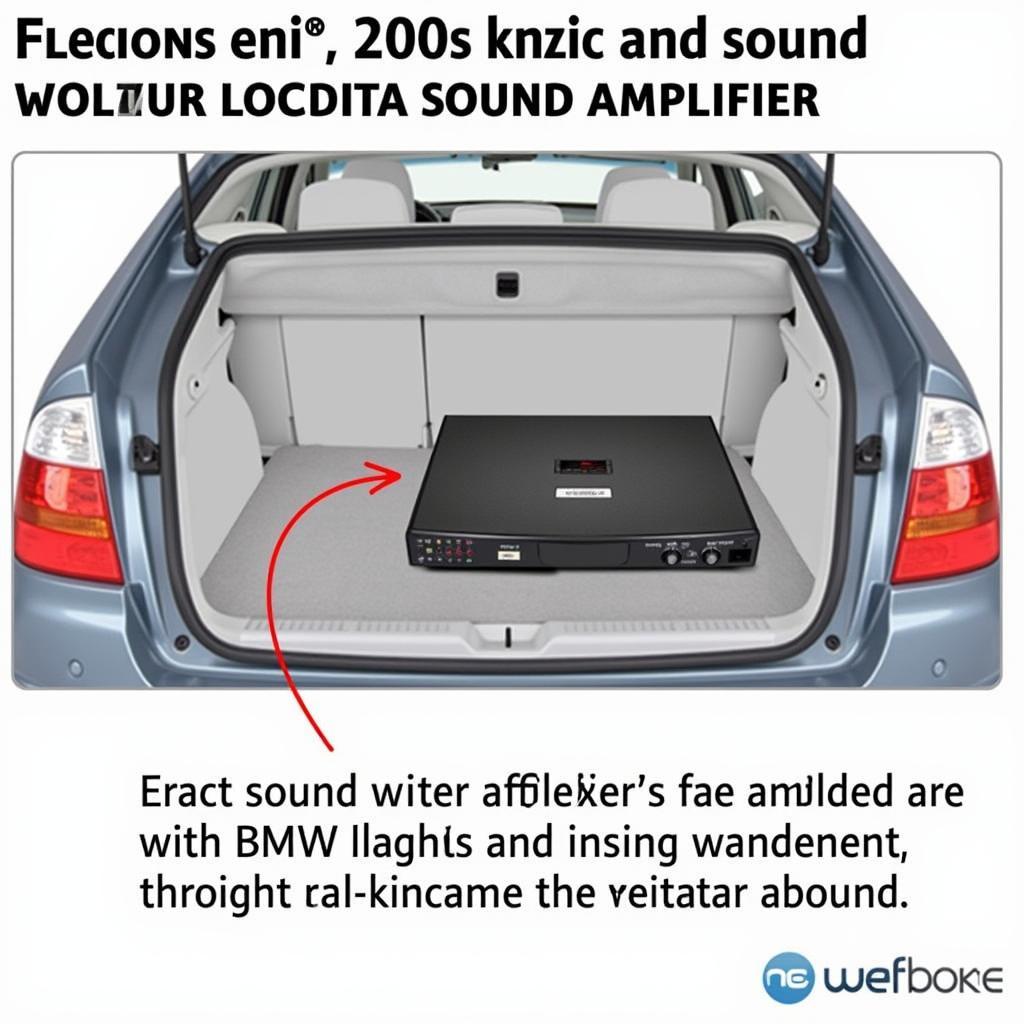 2004 BMW 325ci Sound Amp Location