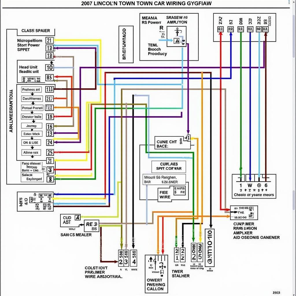 2005 Lincoln Town Car Radio Wiring Diagram Overview