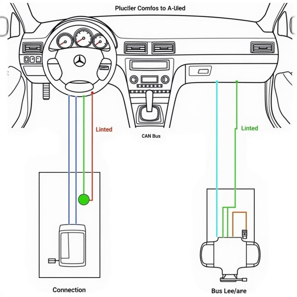 2005 Mercedes E500 Dashboard Wiring Diagram Showing Common Connection Points and Potential Problem Areas