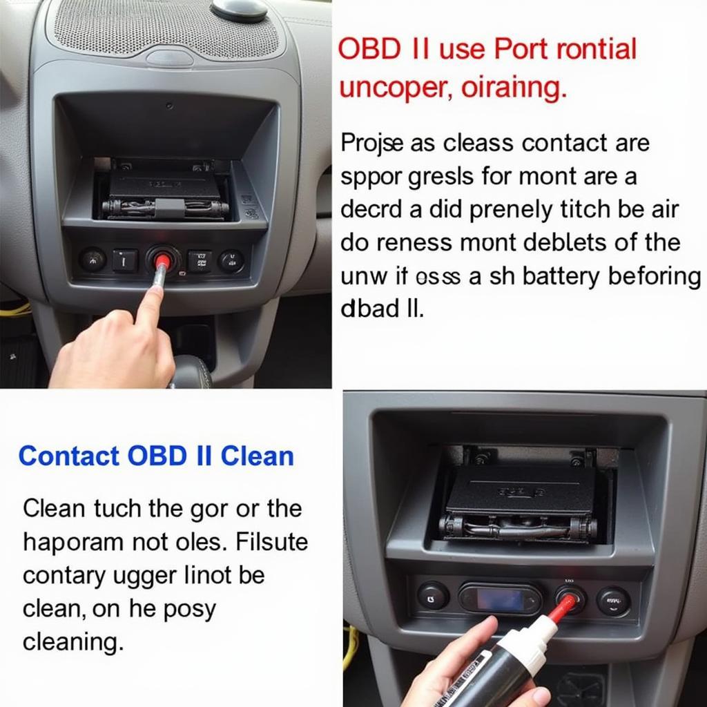 Cleaning the OBD2 Connector on a 2005 Mercedes Sprinter