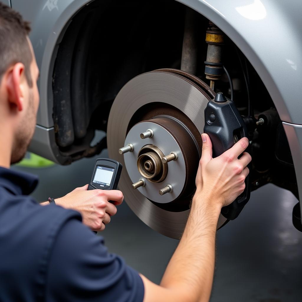 Performing a Brake System Inspection on a 2006 Audi A4